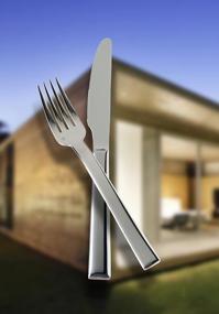 img 2 attached to 18/10 Stainless Steel Flatware Table Fork Set Of 12 - Fortessa Still