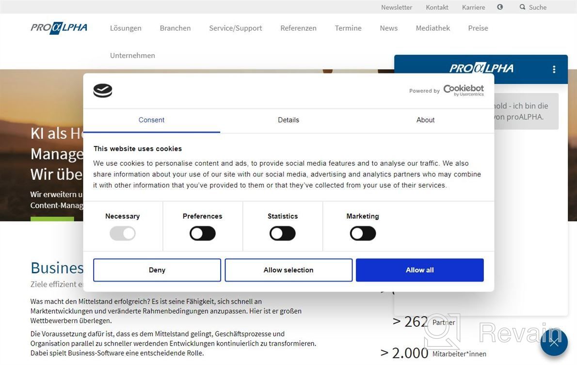 img 1 attached to proALPHA ERP review by Mark Gilbert