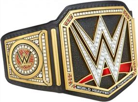 img 2 attached to Official WWE World Heavyweight Championship Title Belt (2014) - Unisex, Multicoloured, One Size