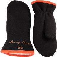 stay cozy and stylish with stormy kromer's benchwarmer mittens logo
