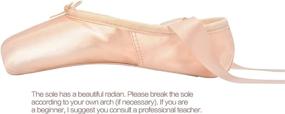 img 2 attached to IJONDA Ballet Pointe Practice Slippers Women's Shoes via Athletic