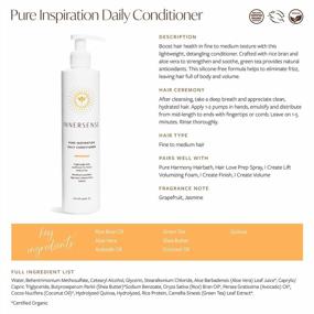 img 1 attached to Experience Clean And Nourished Hair With INNERSENSE Organic Beauty Pure Inspiration Daily Conditioner!