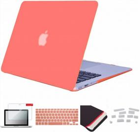 img 4 attached to Protect Your MacBook Pro 13 Inch With Se7Enline Case & Accessories In Living Coral