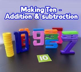 img 2 attached to Skoolzy Number Blocks: идеальная обучающая игрушка для дошкольников!