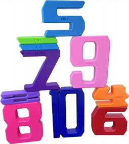 img 1 attached to Skoolzy Number Blocks: The Ultimate Preschool Learning Toy For Toddlers!