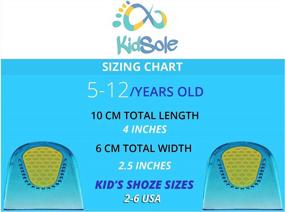 img 3 attached to KidSole Gel Heel Cups - Lightweight Heel Cushions For Kids With Sensitive Heels, Plantar Fasciitis, Heel Spurs, Or Ankle Pain - 2 Pairs (4 Cups)