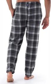 img 3 attached to 👕 Charcoal Heather Flannel Sleepwear by IZOD