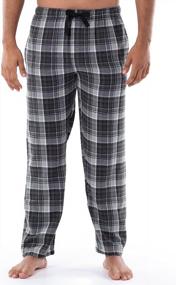 img 4 attached to 👕 Charcoal Heather Flannel Sleepwear by IZOD