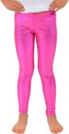 girlzwalk leggings liquid metallic footless girls' clothing : leggings logo