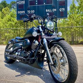 img 3 attached to 🏍️ Enhance Your Harley's Style with the Gloss Black HDBUBALUS Lower Front Chin Spoiler Air Dam Fairing Cover, a Perfect Fit for Fatboy Softail Touring Glide Dyna