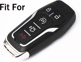img 2 attached to Coolbestda Silicone Keyless LINCOLN MUSTANG Interior Accessories