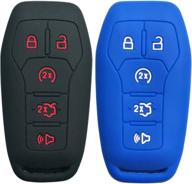 coolbestda silicone keyless lincoln mustang interior accessories logo