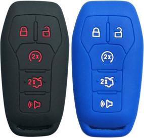 img 4 attached to Coolbestda Silicone Keyless LINCOLN MUSTANG Interior Accessories