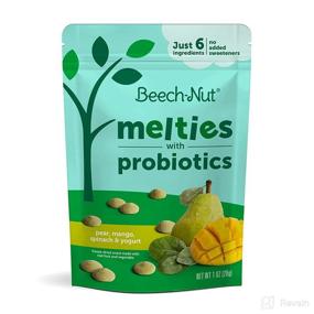 img 3 attached to 🍐 Beech-Nut Probiotic Melties Pear Mango Spinach Yogurt Melts, 1oz (7 Pack) - Healthy Snacks for Toddlers and Babies