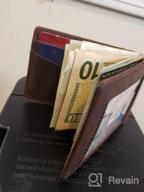 img 1 attached to ID Window Slim Bifold Wallet: The Ultimate Men's Accessory for Wallets, Card Cases & Money Organizers review by Adam Cornelison