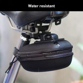 img 1 attached to Vincita Stash Pack: Water-Resistant Medium Saddle Bag For Effortless Cycling Tool Storage