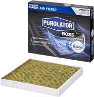 🚘 purolator pbc38173 purolatorboss premium cabin air filter with febreze freshness for chevrolet, gmc, cadillac - pack of 1 | high-performance car air filtration solution логотип