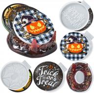 4pcs halloween coaster resin molds with 1pc fangs stand storage mold for epoxy casting, home decoration logo