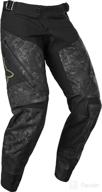 fox racing mens pant black motorcycle & powersports good for protective gear logo