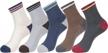 men's cotton casual ankle socks logo