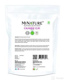 img 1 attached to mi nature Calamine Clay Powder – 227g (8 oz) for DIY Face Masks, Scrubs, Soaps, Bath Bombs