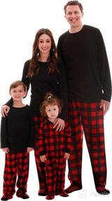 img 4 attached to Buffalo Plaid Matching Family Pajamas - #followme