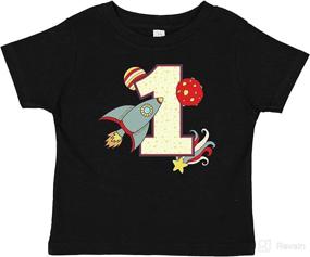 img 3 attached to 🚀 Inktastic 1st Birthday Outer Space Theme Baby T-Shirt: Blast Off into Fun!