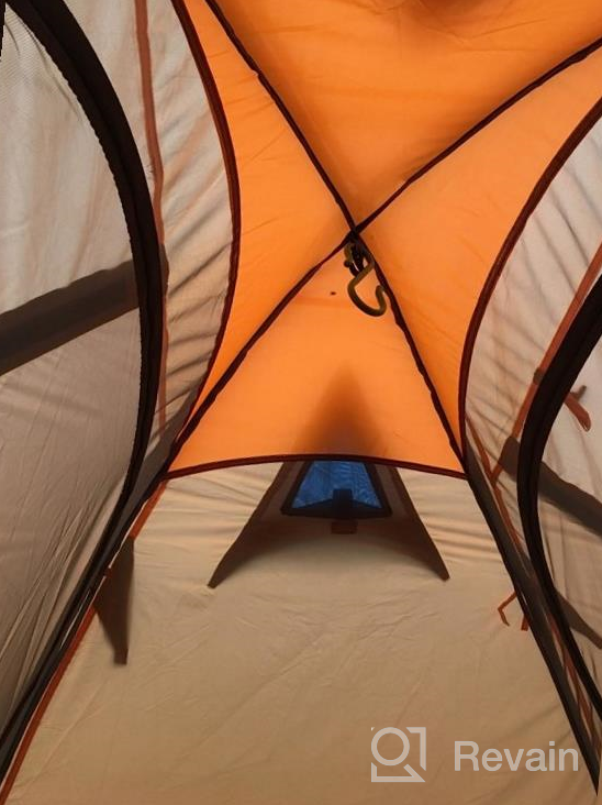 img 1 attached to BISINNA 2-Person Double Layer Backpacking Tent With Two Doors, Lightweight, Waterproof, Easy Setup, Large Space, Ideal For Camping, Hiking, Traveling, And Hunting During 3 Seasons review by John Carter