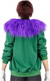 img 2 attached to Get Ready To Cosplay Your Favorite Anime Character With C-ZOFEK'S Green Fur-Collar Jacket!