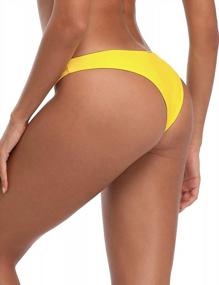 img 2 attached to RELLECIGA Women'S Brazilian Bikini Bottoms With Flirty Cheeky Cut