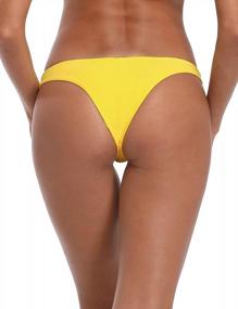 img 1 attached to RELLECIGA Women'S Brazilian Bikini Bottoms With Flirty Cheeky Cut
