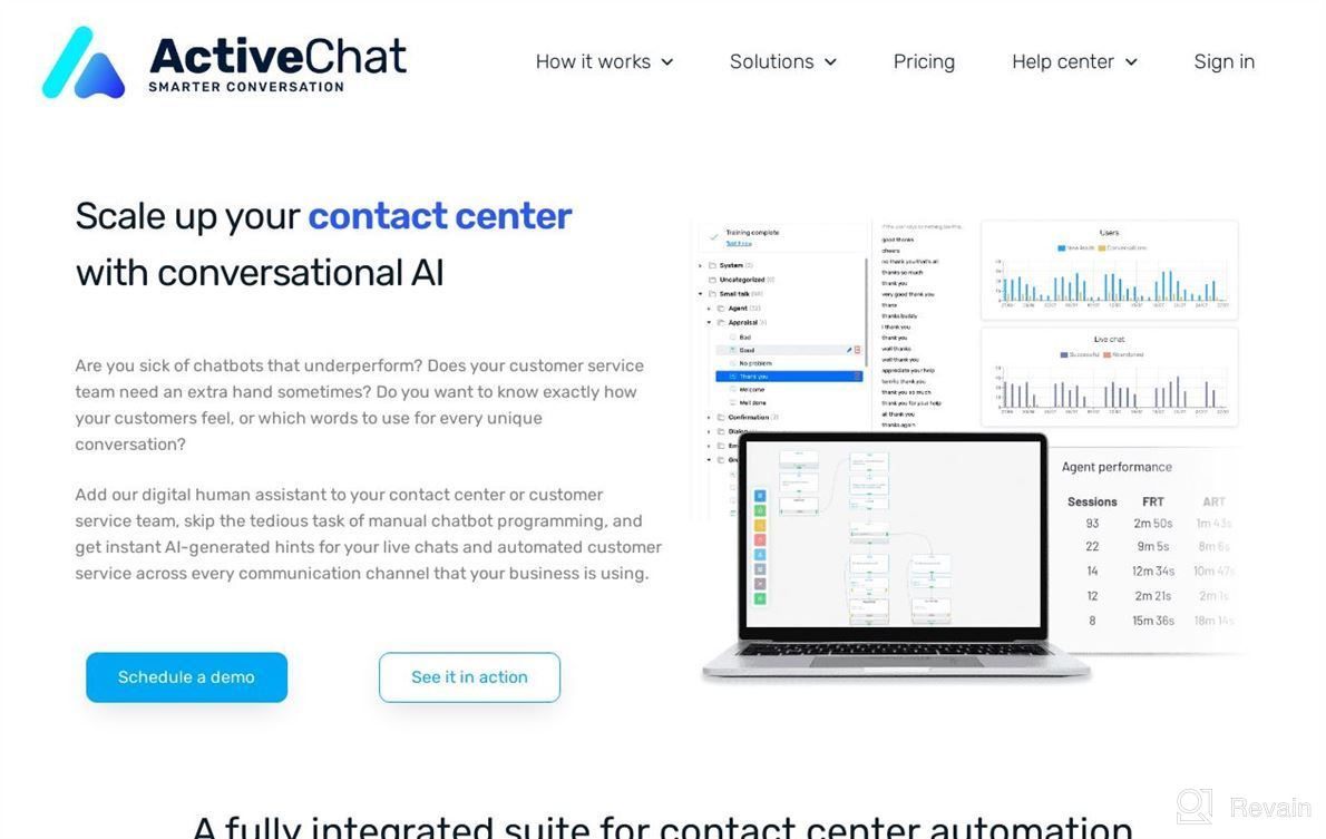 img 1 attached to Activechat.ai Visual Chatbot Builder review by Jeremy Byard