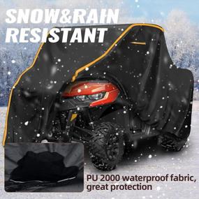 img 3 attached to Protect Your UTV In Style With StarknightMT'S Upgraded Defender Cover - Compatible With Can Am Defender, RZR, Ranger, Pioneer, And More!