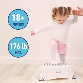 img 3 attached to 🪜 Enhanced Safety Graco Step Stool - Anti-Slip Grip - White Finish