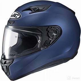img 1 attached to HJC Helmets Unisex Adult Semi Flat Metallic Motorcycle & Powersports for Protective Gear