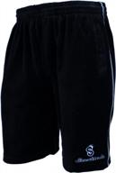 sumptuously soft velour shorts for ultimate comfort logo