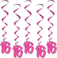 🎀 pack of 5 pink whirls (16 count) логотип