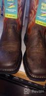 img 1 attached to Ariat Youth Workhog Wide Square Toe Western Cowboy Boot review by Dan Germain