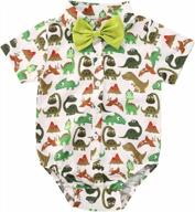 формальные комбинезоны с короткими рукавами для мальчиков-младенцев: bagilaanoe одежда для джентльменов классическая рубашка боди, идеальные цельные наряды для детей от 3 до 24 месяцев логотип