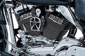 img 1 attached to Enhance Your Harley's Style with the Kuryakyn Mach 2 Horn Cover for Harley-Davidson Motorcycles (1995-2019)