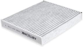 img 2 attached to 🌬️ Premium AirTechnik CF10285 Cabin Air Filter with Activated Carbon - Ideal for Jaguar, Land Rover, Pontiac, Scion, Subaru, Lexus & Toyota Models