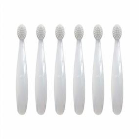 img 3 attached to RADIUS Children'S Toothbrush Pure Brush Ultra Soft BPA Free And ADA Accepted Designed For Delicate Teeth And Gums For Kids Months And Up, Clear, (Pack Of 6)