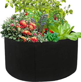 img 3 attached to Firlar'S 100 Gallon Round Plant Grow Bags: Ideal Solution For Planting Vegetables, Flowers And More!