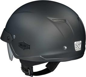 img 2 attached to 🏍️ HJC IS-Cruiser Street Motorcycle Helmet for Men - Matte Black, Size Large