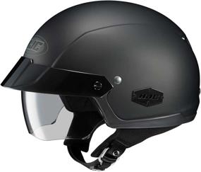 img 3 attached to 🏍️ HJC IS-Cruiser Street Motorcycle Helmet for Men - Matte Black, Size Large