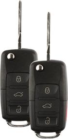 img 3 attached to 🔑 Affordable 2-Pack Discount Keyless Replacement Uncut Car Remote Fob Key for Volkswagen Passat Jetta Golf Cabrio HLO1J0959753AM