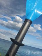 img 1 attached to 🚣 OCEANBROAD 98 Inch / 250CM Carbon Shaft Fishing Kayak Paddle: Ultimate Kayaking Oar with Paddle Leash review by Tim Knain