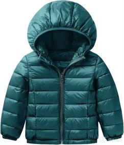 img 4 attached to Girls Winter Puffer Warming Jacket Apparel & Accessories Baby Boys and Clothing