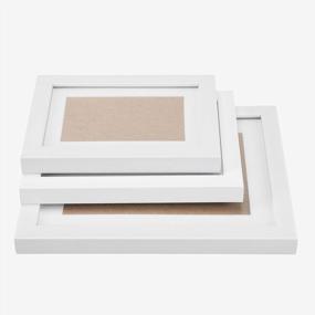 img 2 attached to White Picture Frame Set 11 Pack - 8X10 In, 6X8 In, 5X7 In Collage Photo Frames With Wall Template & Hanging Hardware
