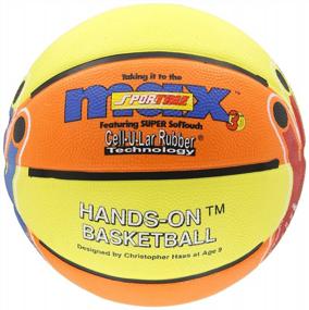 img 1 attached to Get Your Little Athlete Moving With SportimeMax Hands-On Junior Basketball - 27 Inches